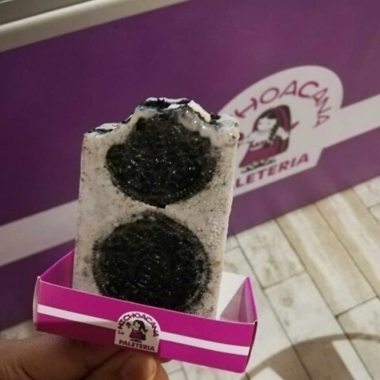 paleta de oreo