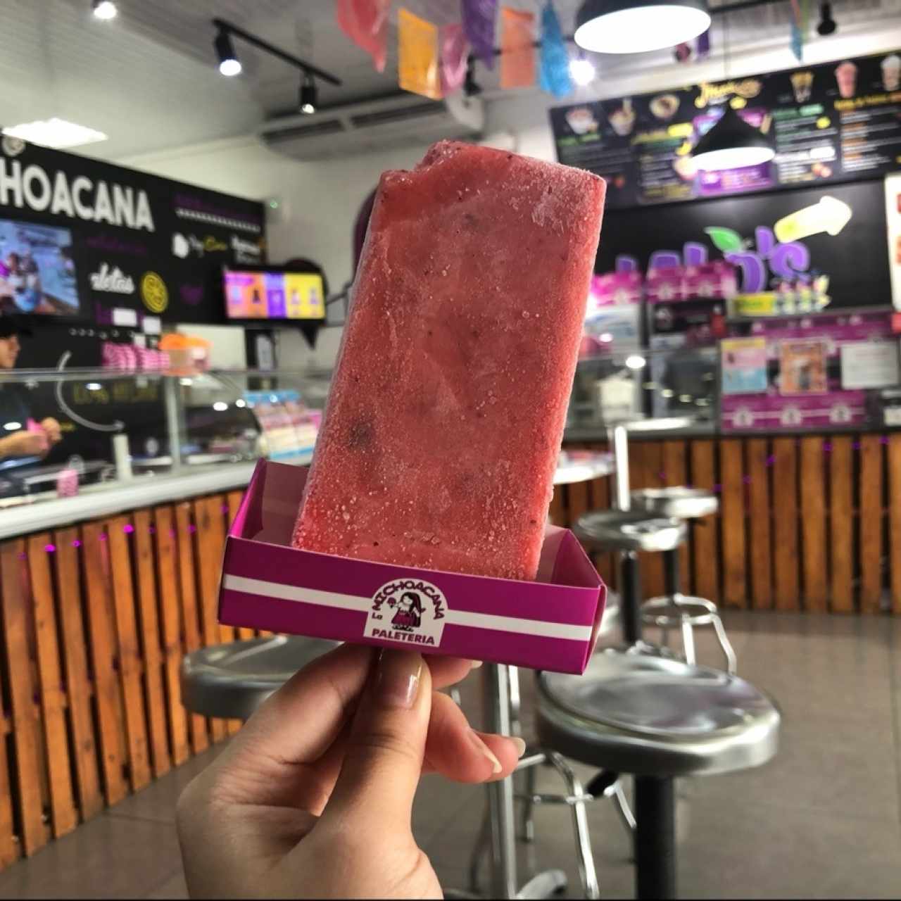 Paleta de Fresa con leche Condensada 💕💕