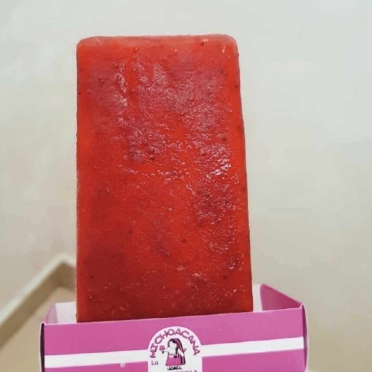 Paleta de fresa