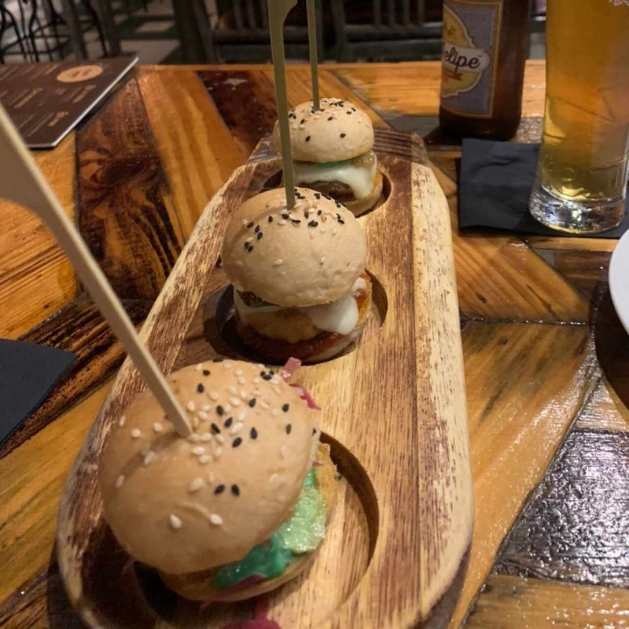 Trío de Mini Burgers