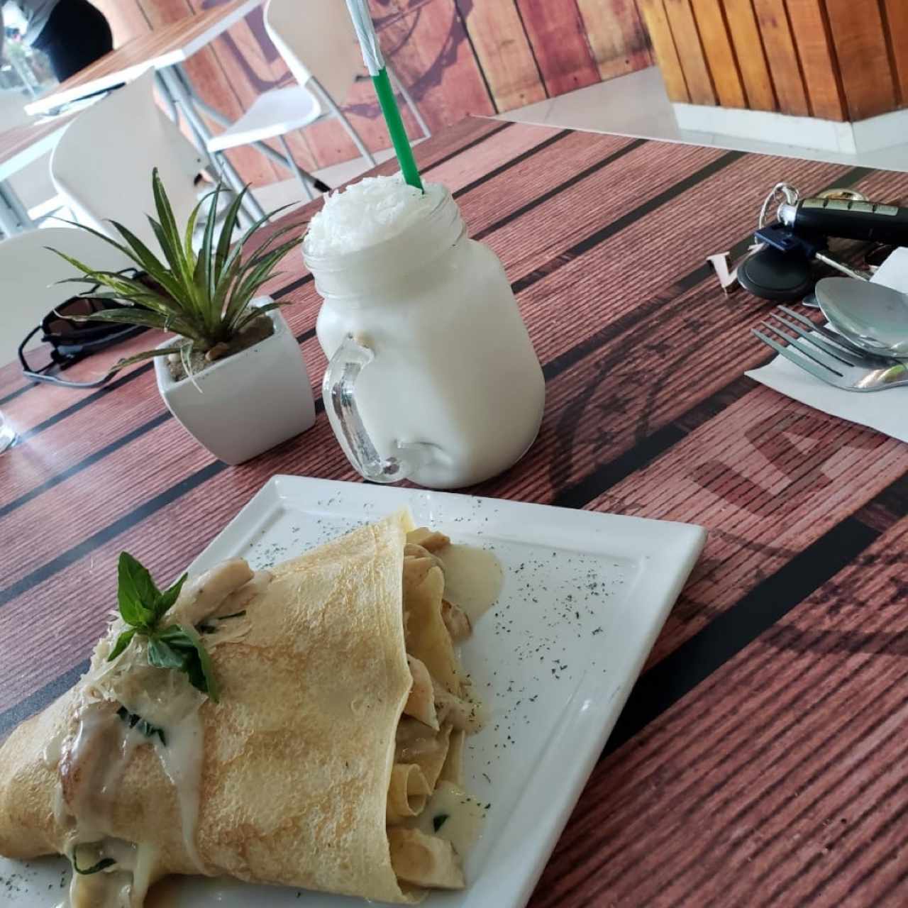 crepes de pollo