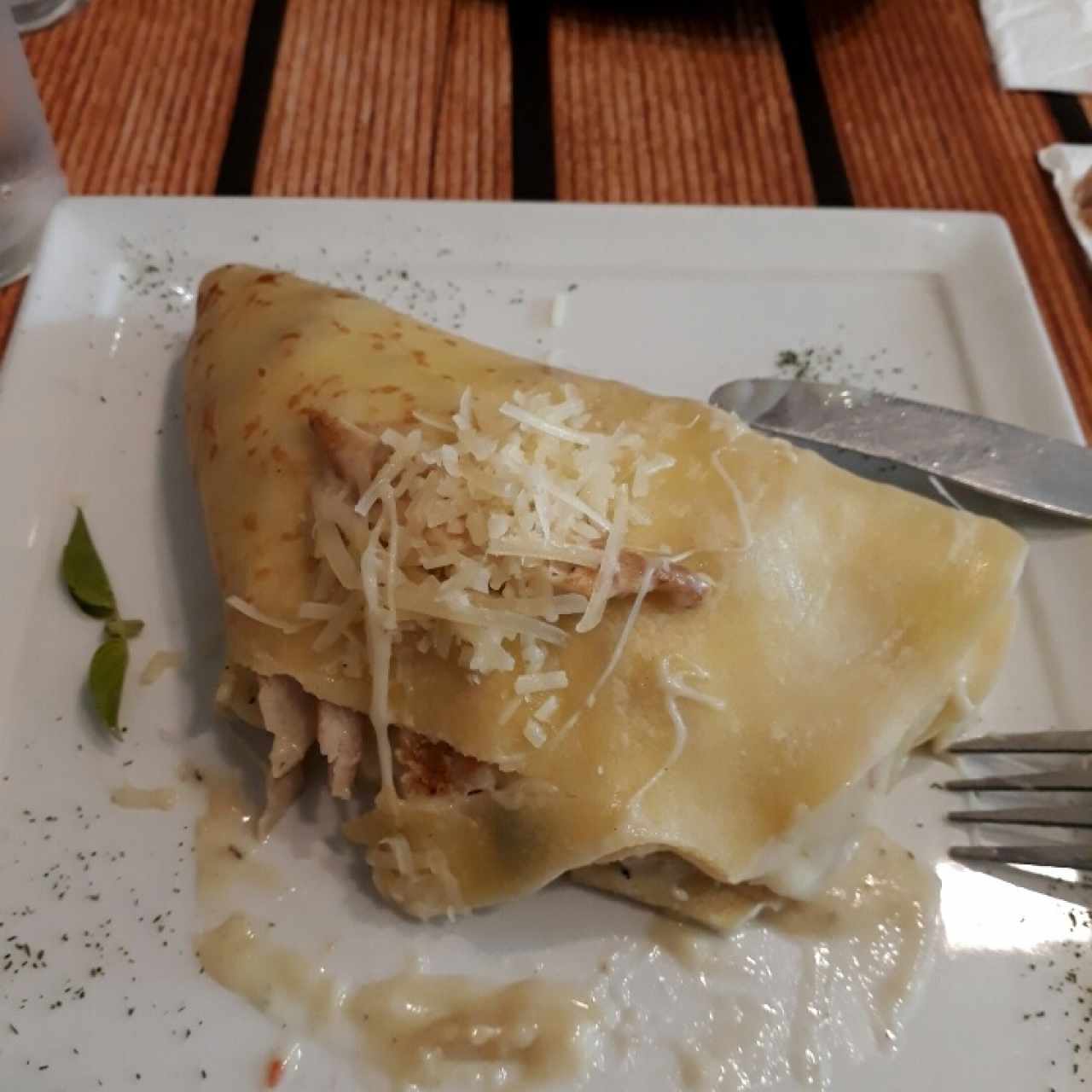 crepe de pollo