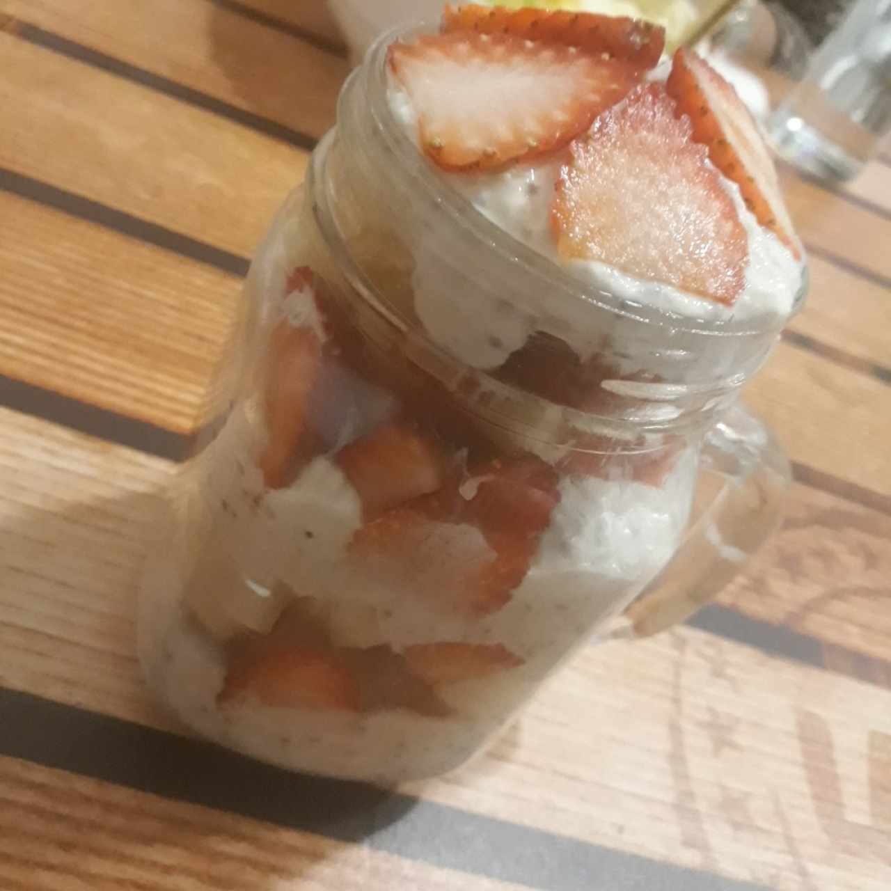 Chia budín fresa y banano