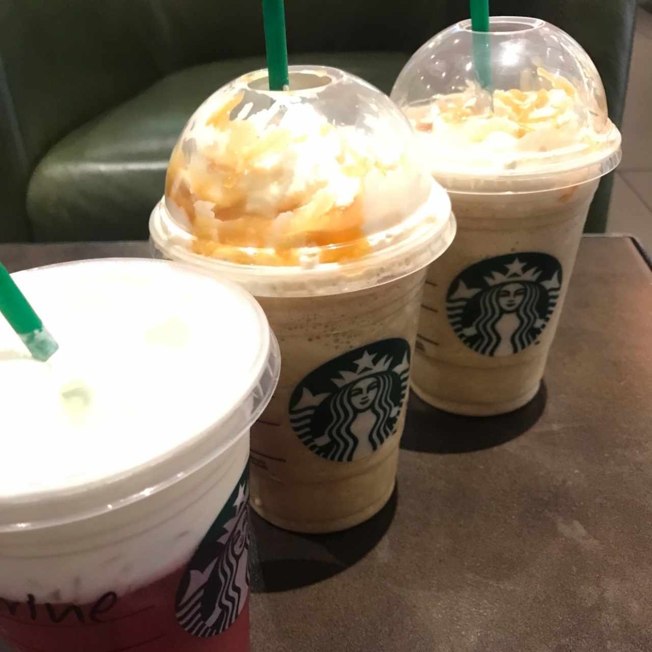 frapuccino de caramelo, Cold foam ice tea 