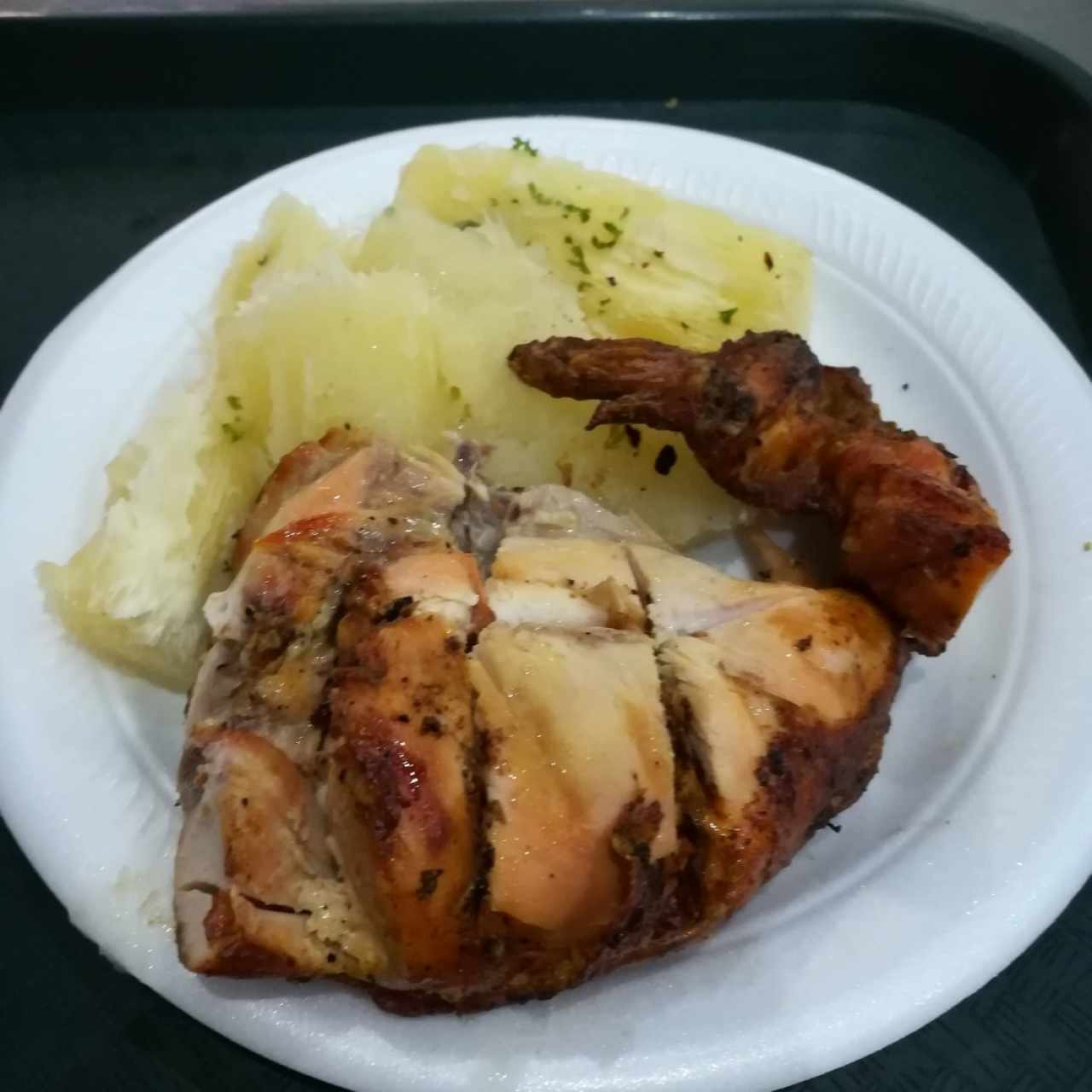 Pollo asado con tu va 