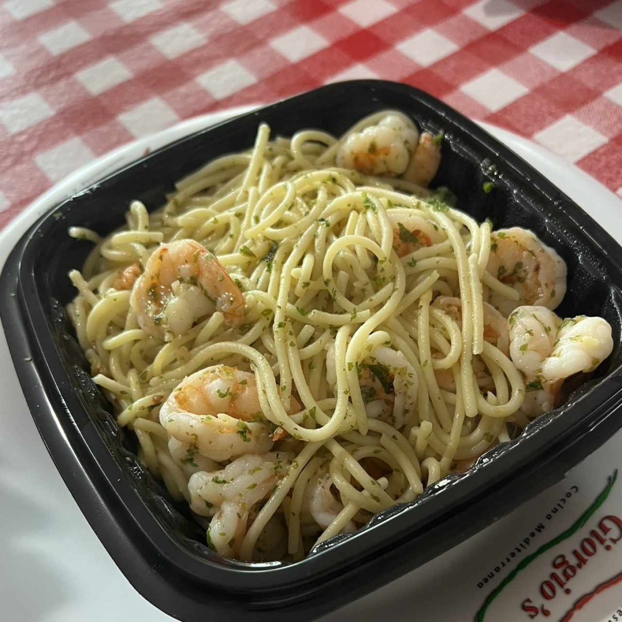 Spaghetti - Spaghetti con camarones