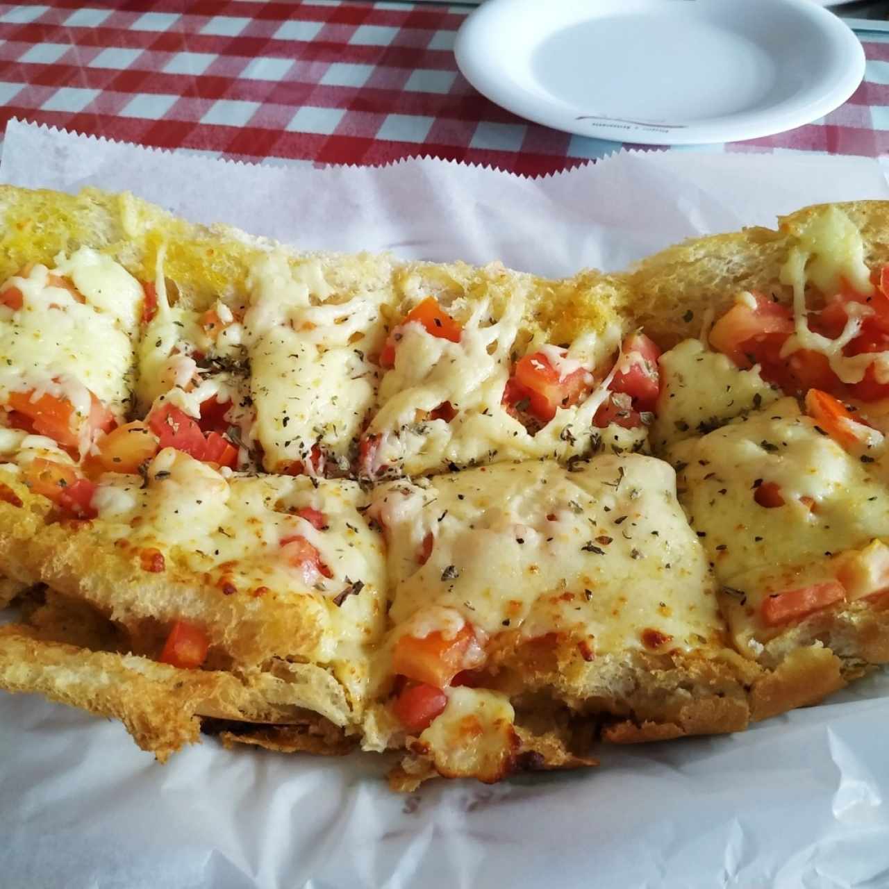 Brocheta de Tomate y queso.