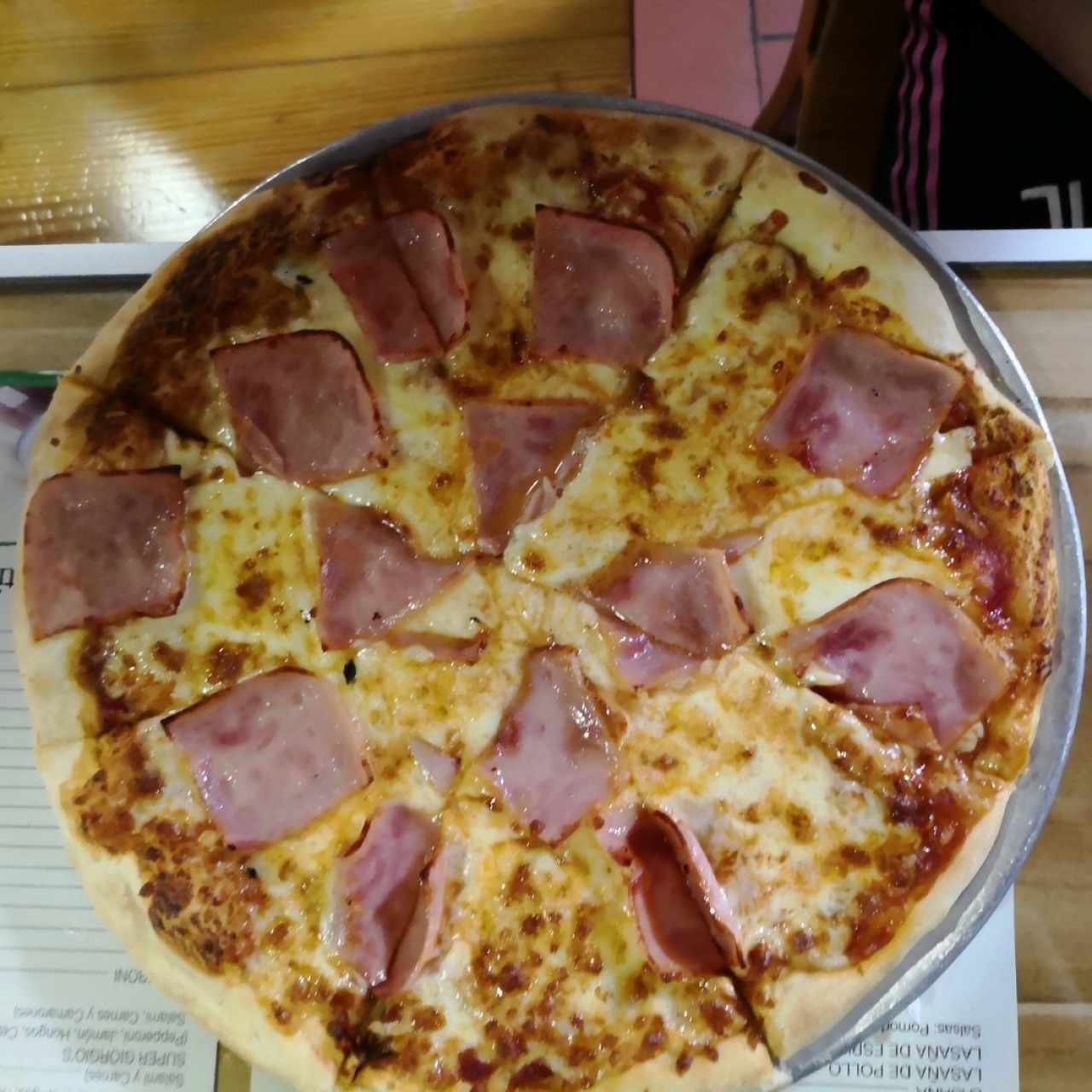 pizza de jamón