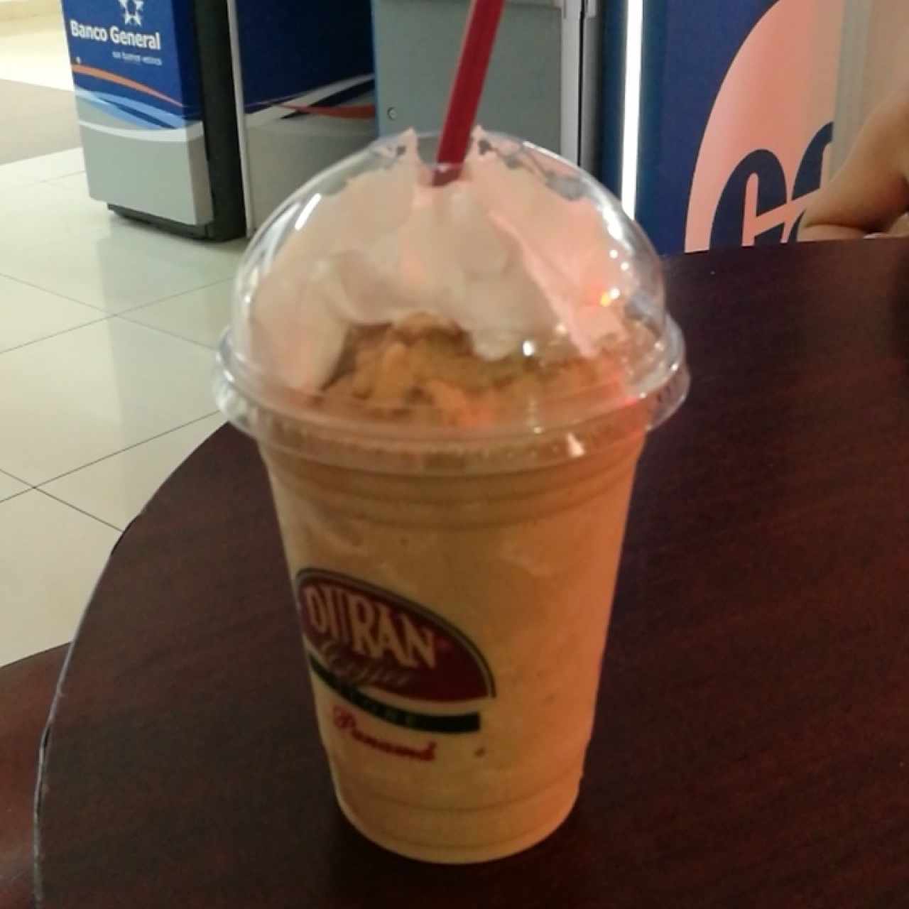 Frappé de Chocolate con café.