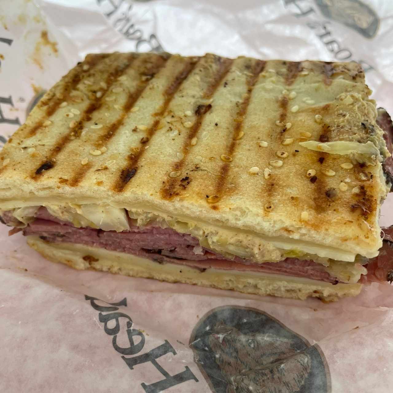 Reuben panini