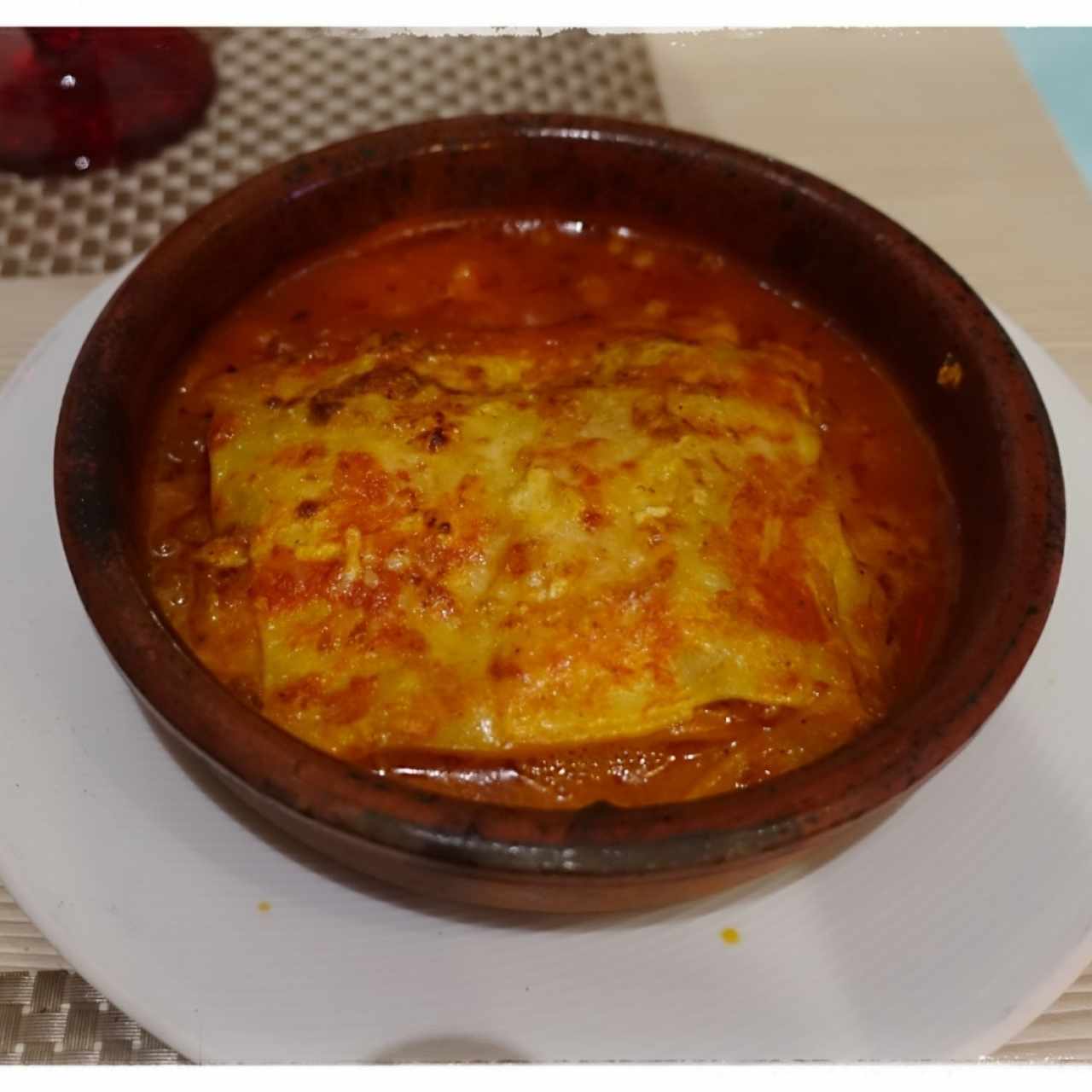 Lasagna de carne