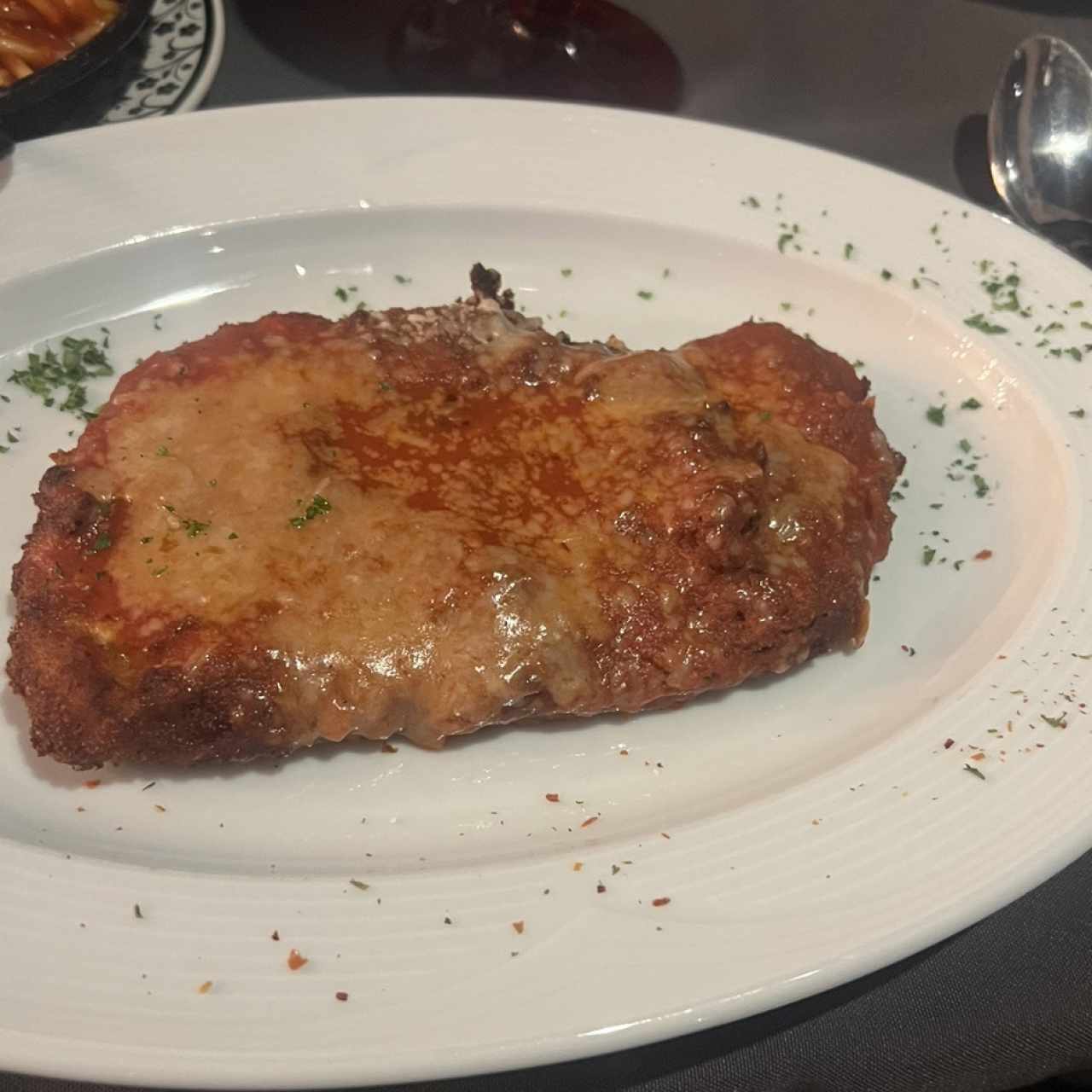 Carnes - Milanesa Pollo Parmigiana