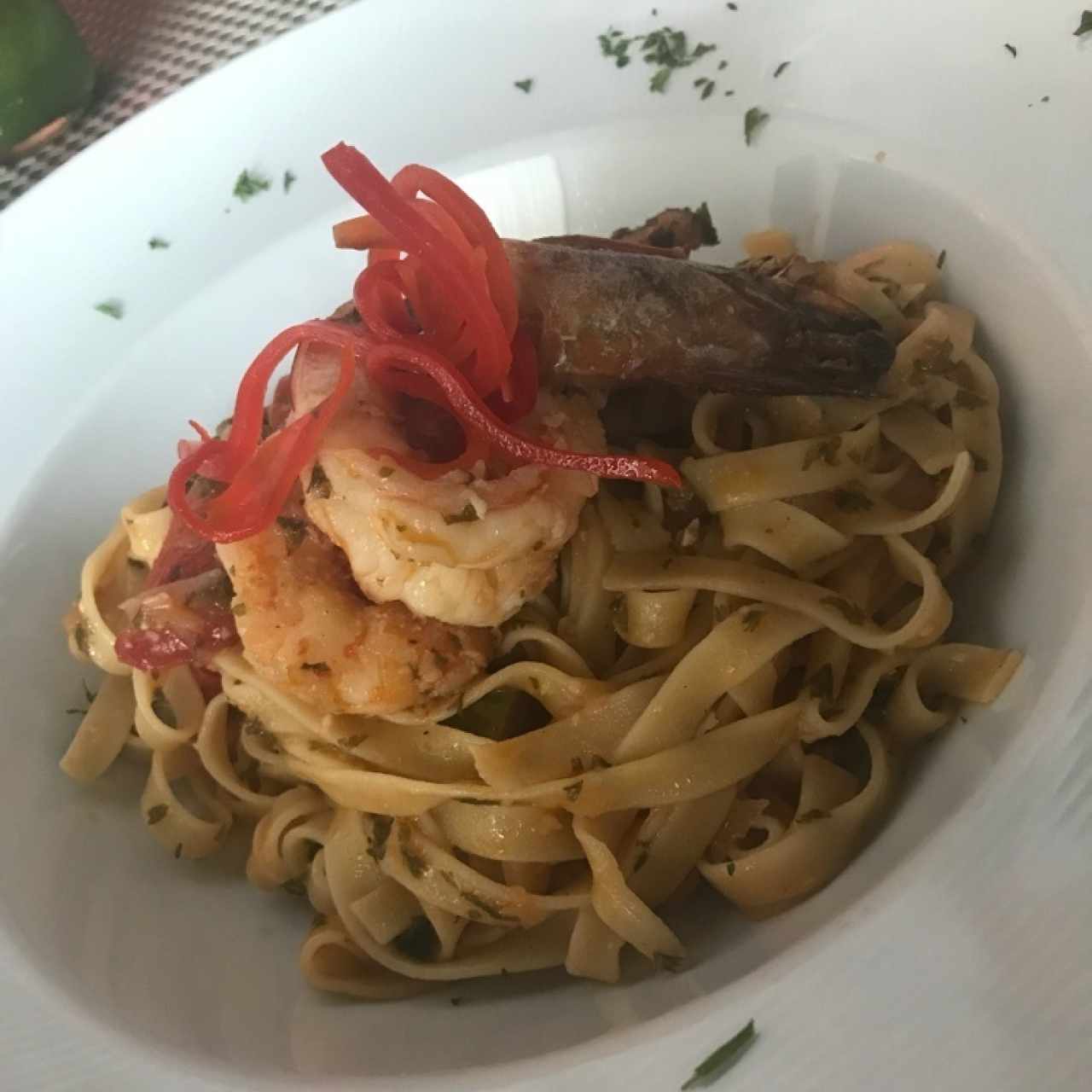 Fetuccini o linguini vongole