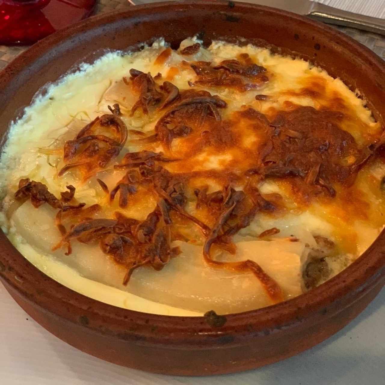 Canelones de carne y ricotta