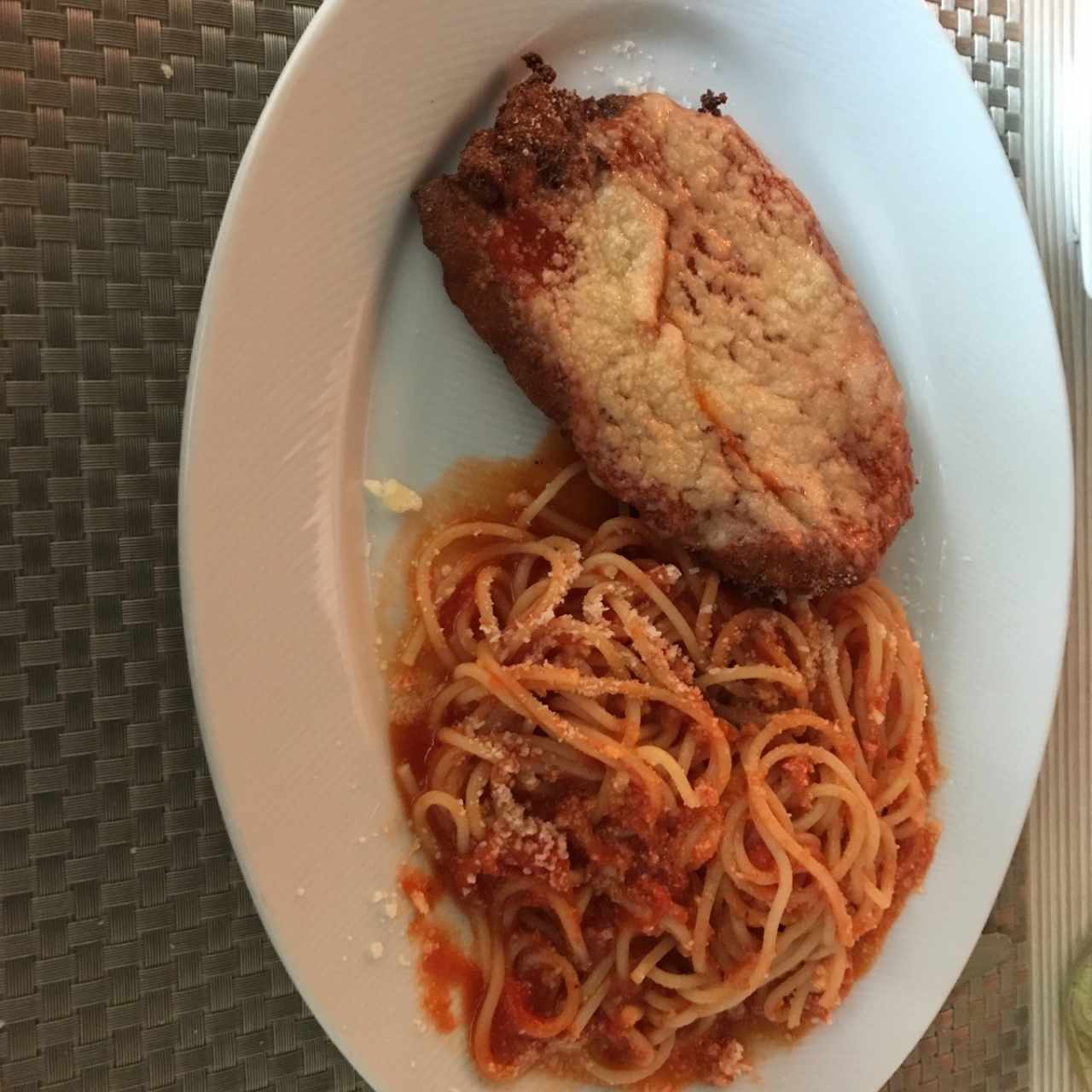 Milanesa de Pollo a la Parmesana