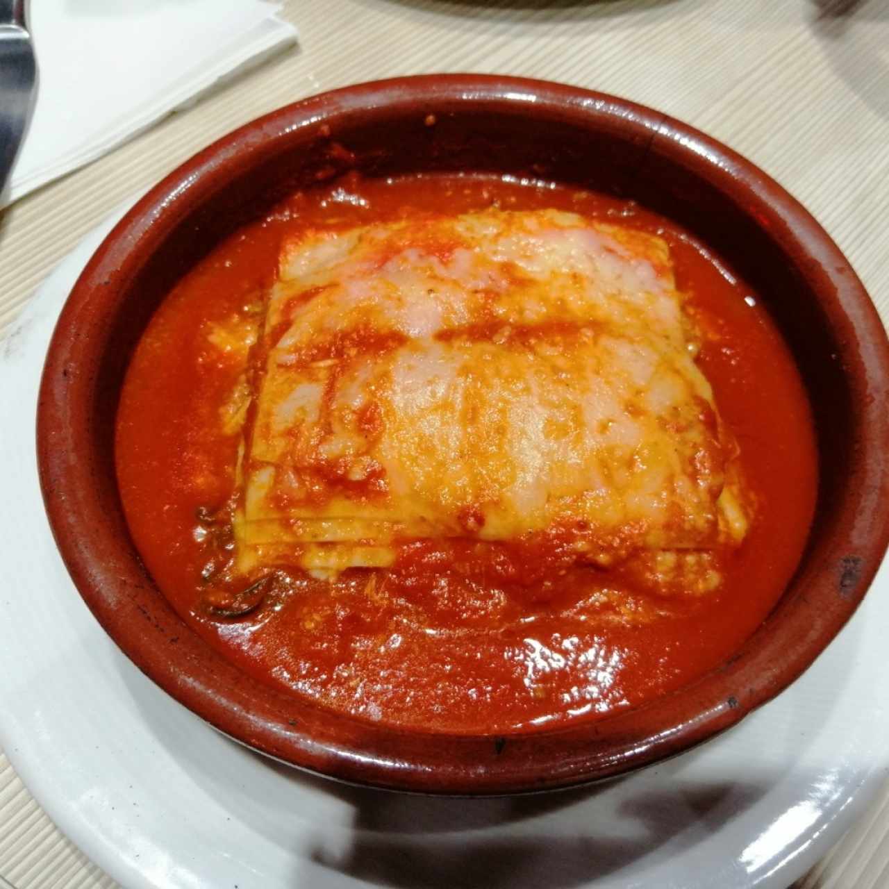 Lasagna de carne