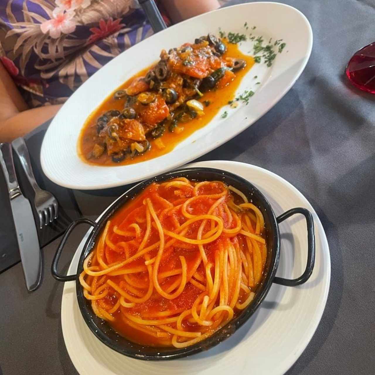 ESPECIAL:  Róbalo a la Provençal con Pasta