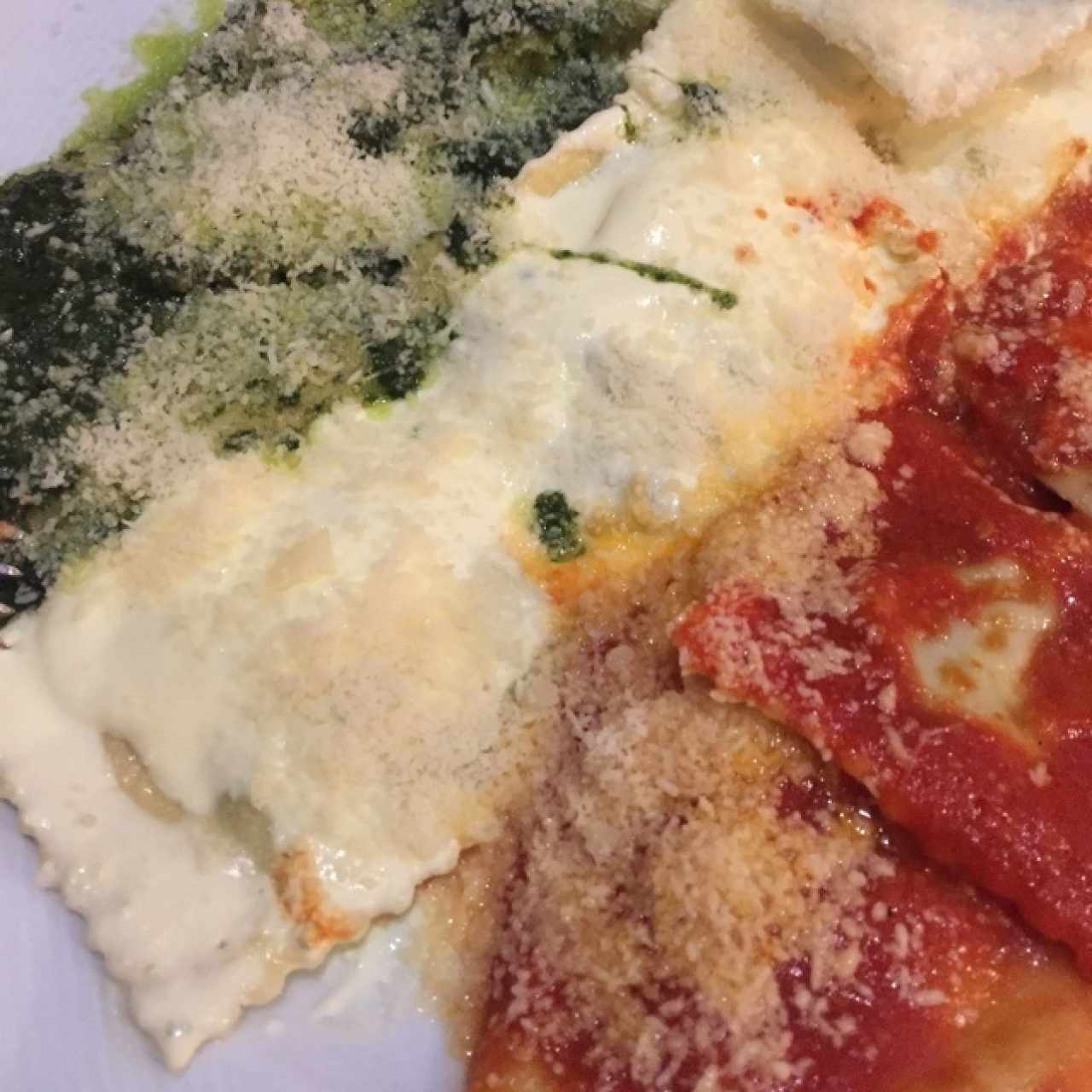 Trío de raviolis spuntino