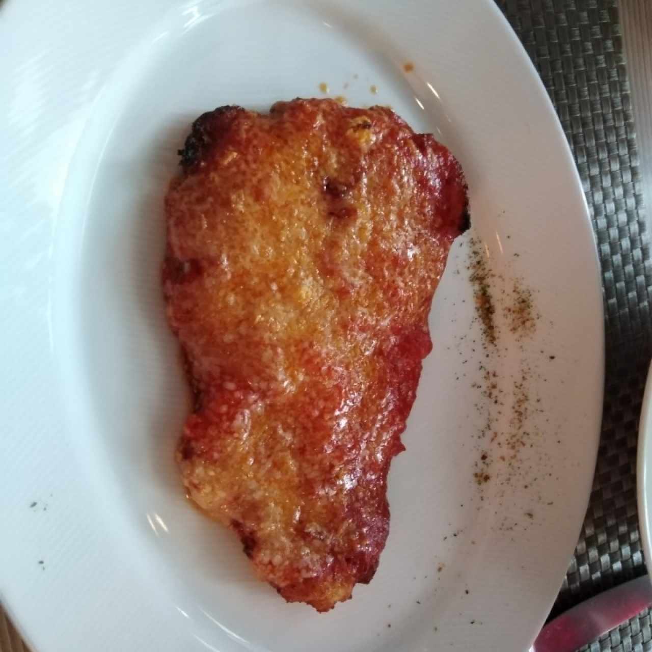 salsa pomodoro, milanesa