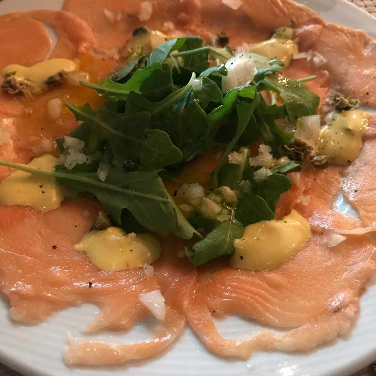 carpaccio de salmon