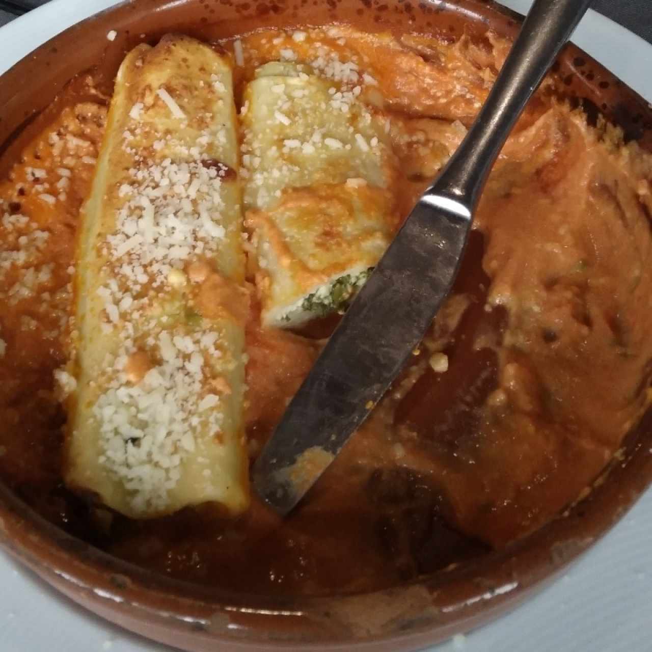 capellanes de ricotta espinacas 