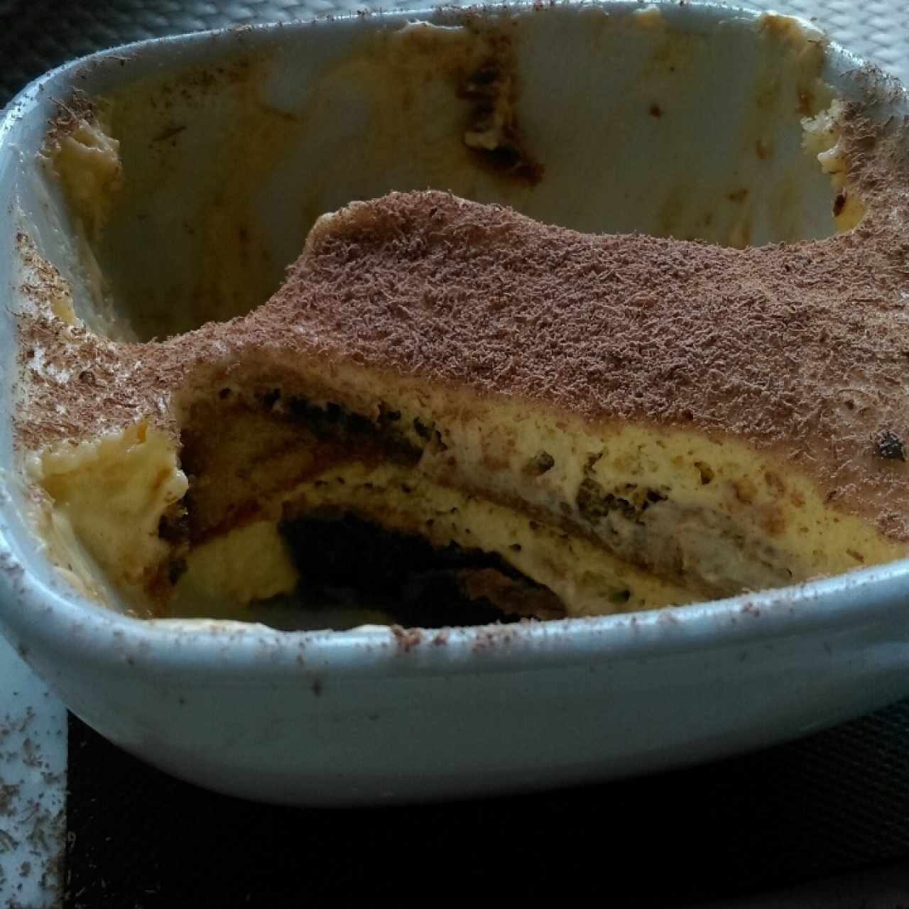 Tiramisu por dentro