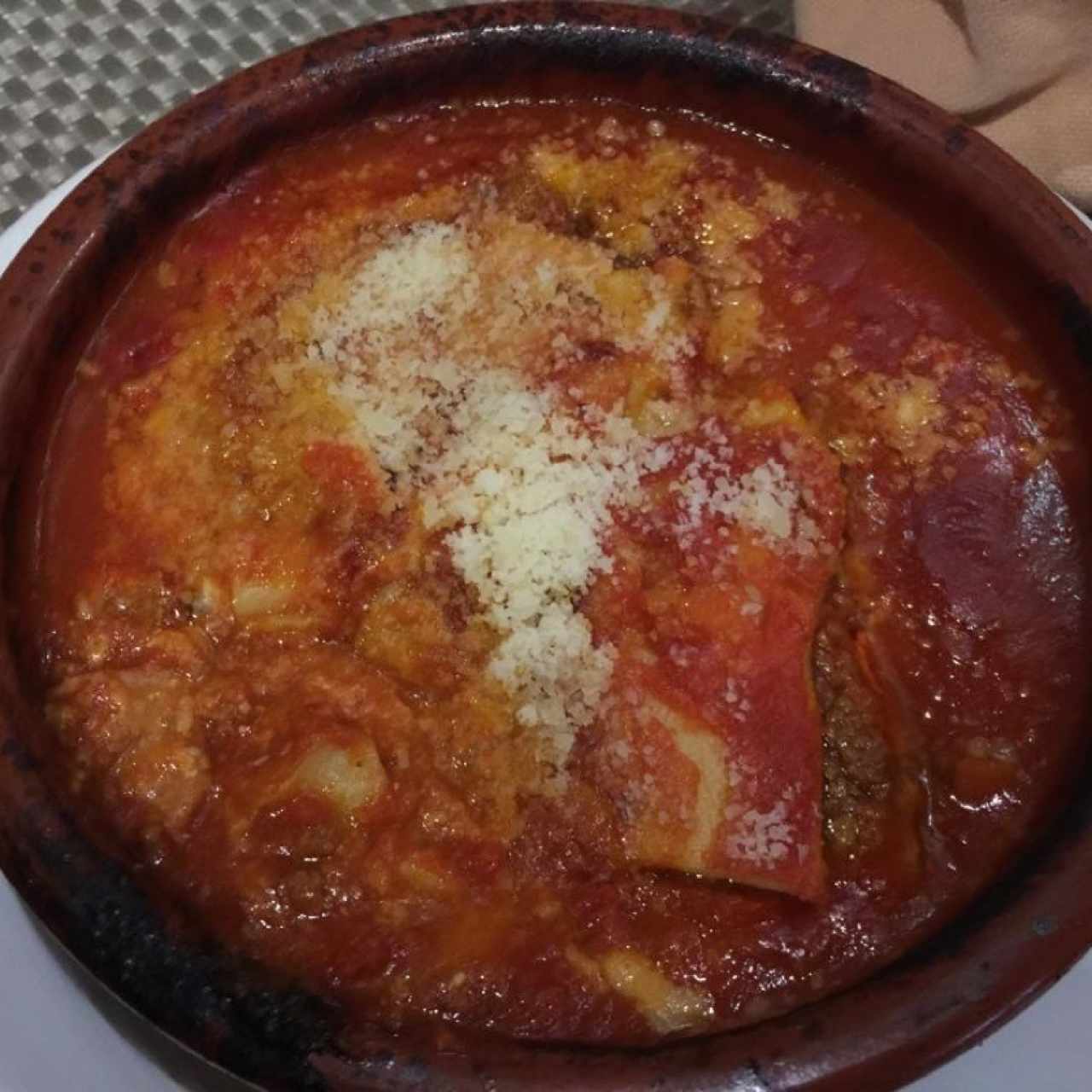 Lasagna de carne