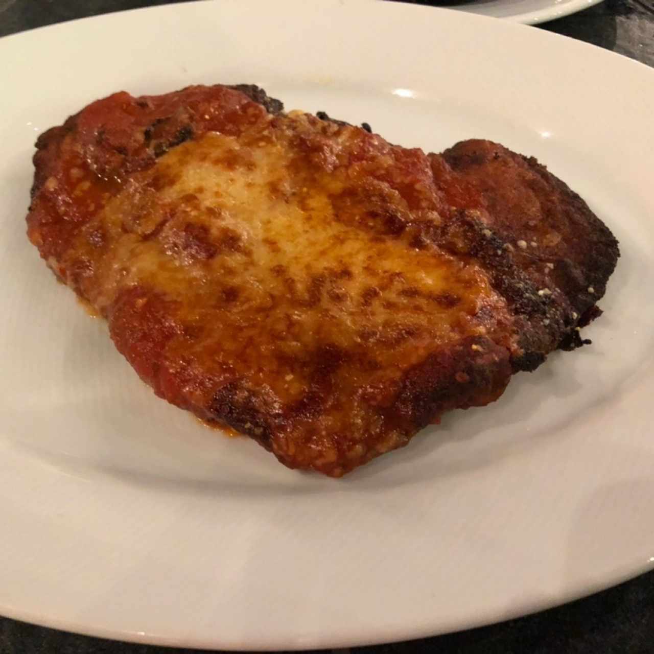 Segundo Plato - Milanesa Pollo Parmigiana