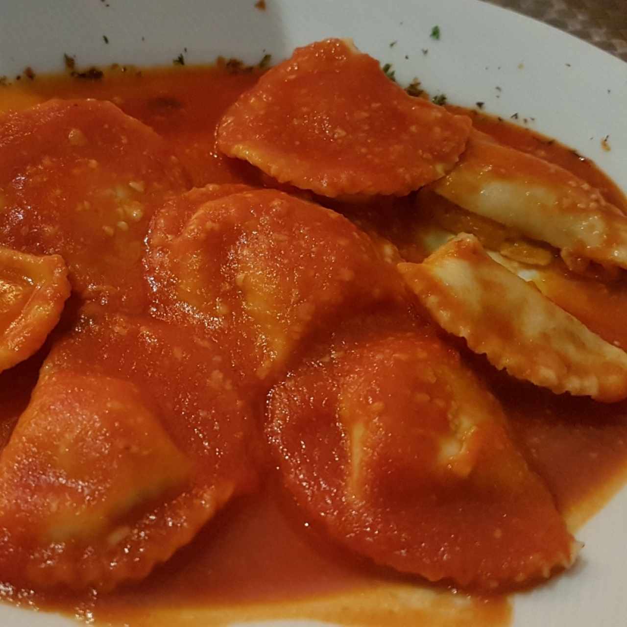 raviolli de zapallo