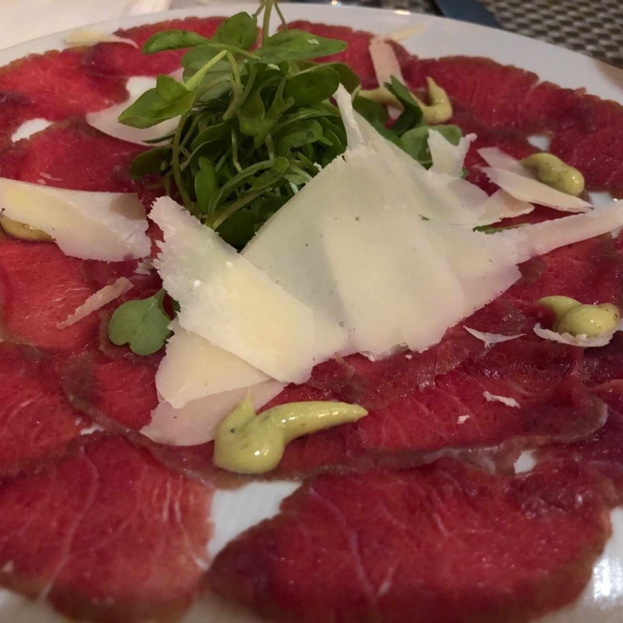 carpaccio de res 