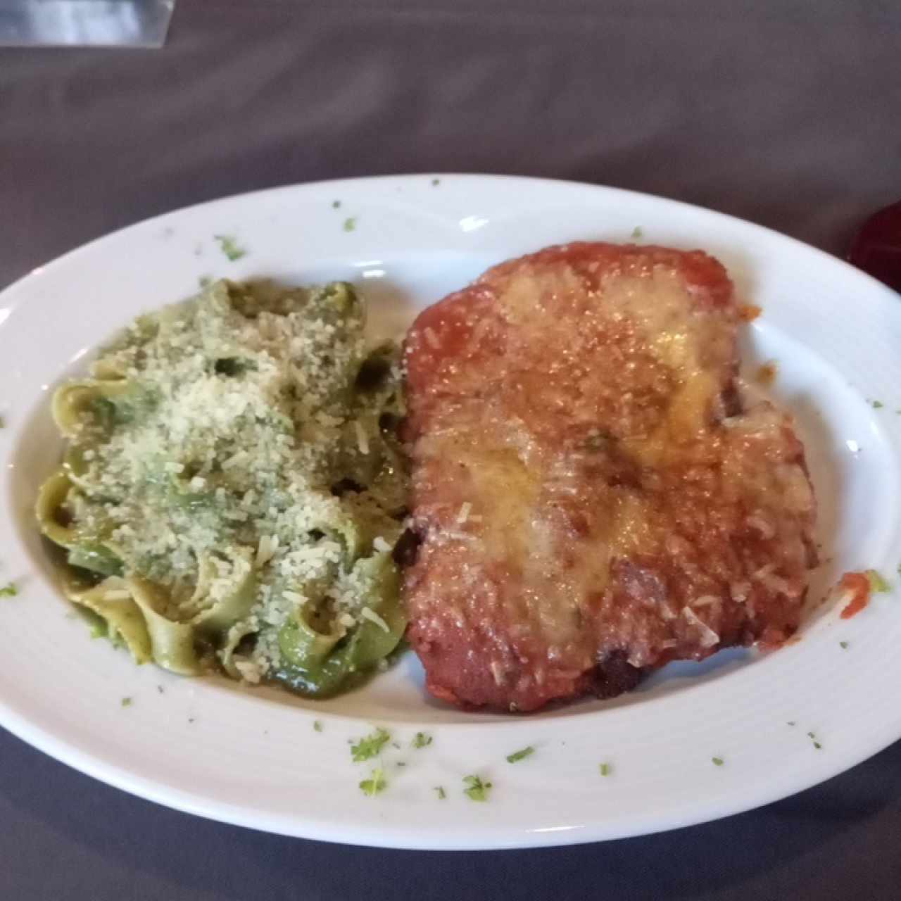 Carnes - Milanesa Pollo Parmigiana