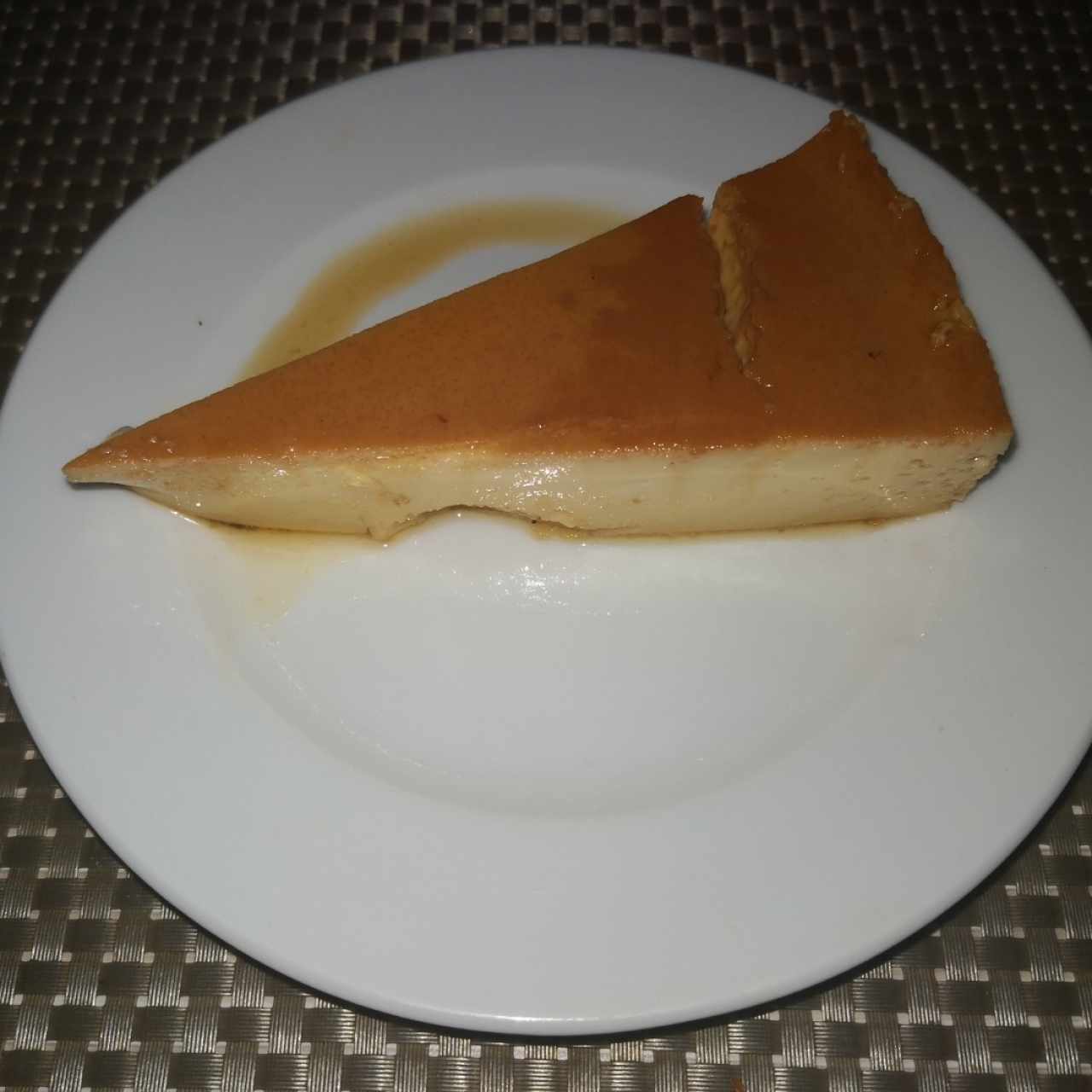 Flan de la casa