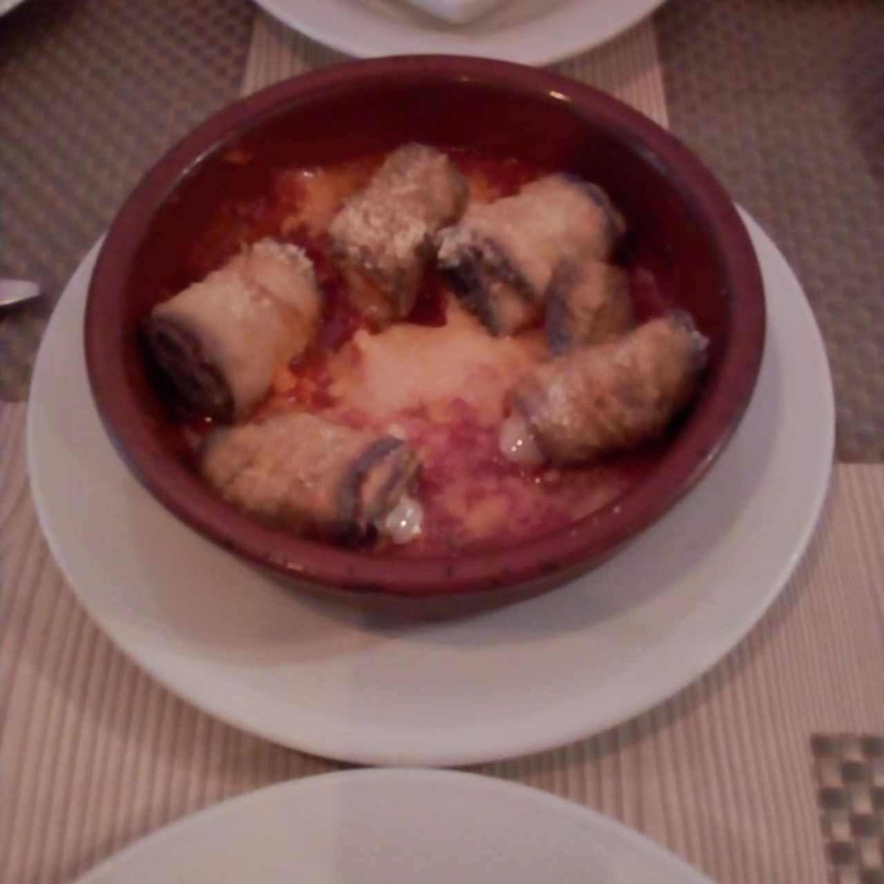 Involtini di melenzane in jugo Pomodoro