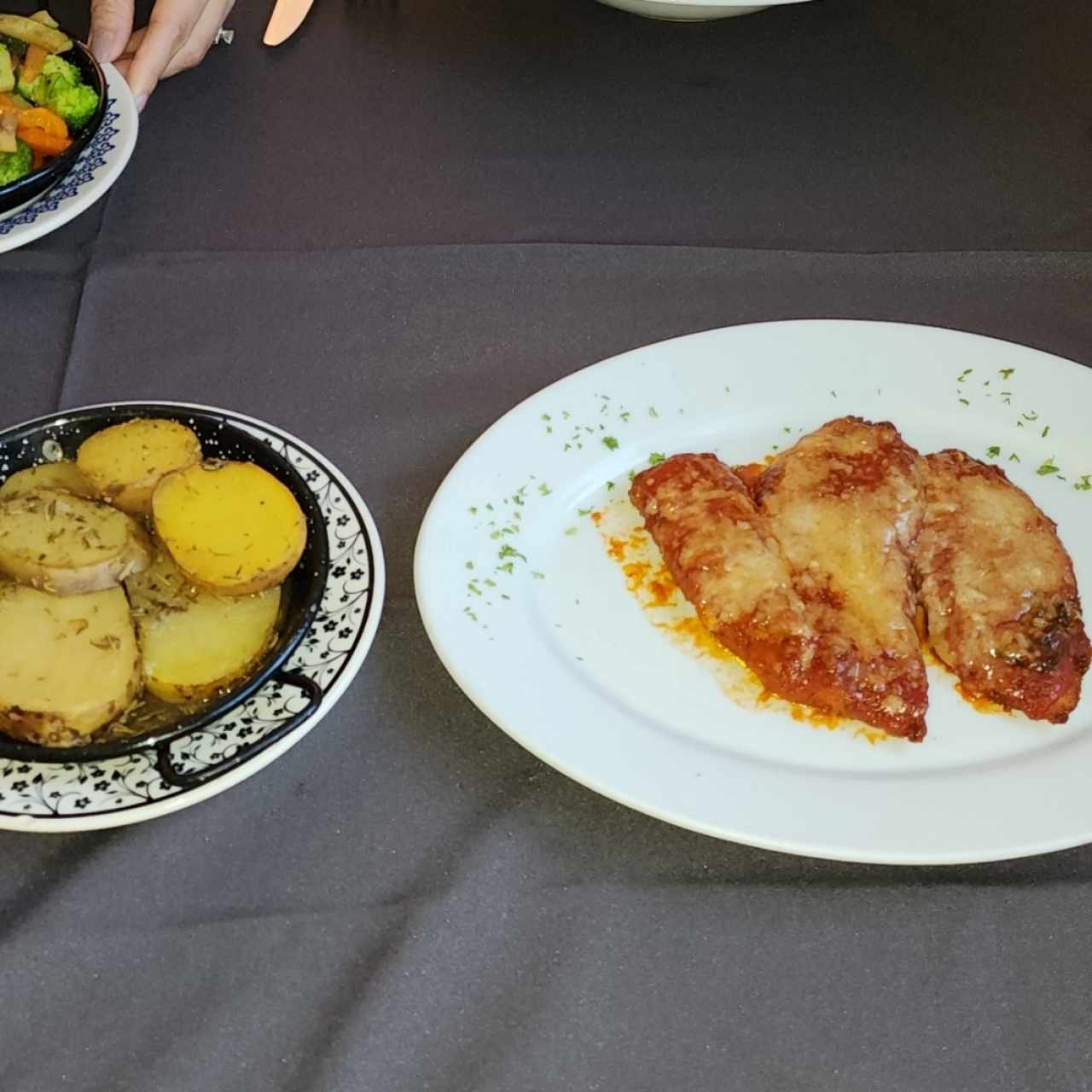 Segundo Plato - Milanesa Pollo Parmigiana