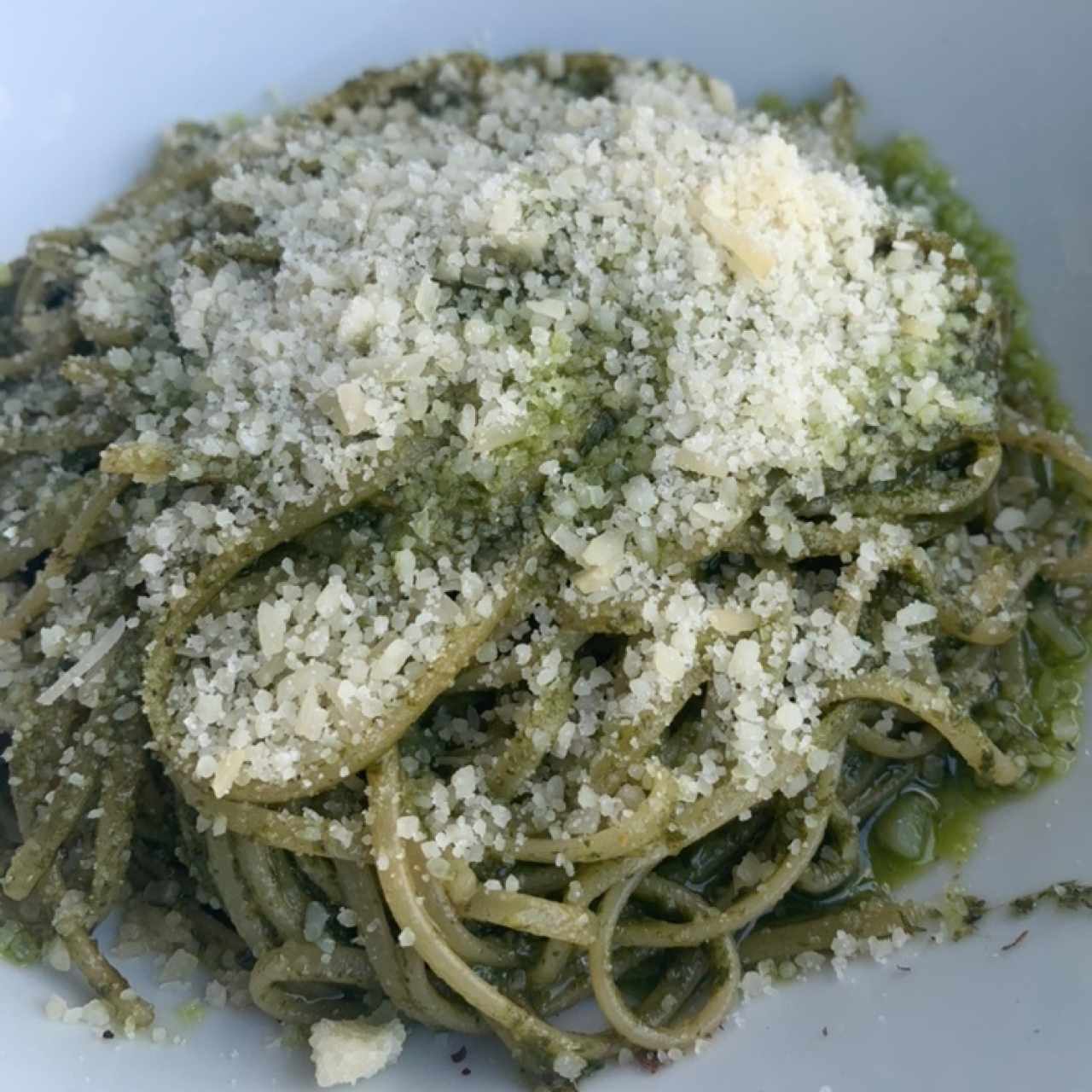 spaguetti al pesto