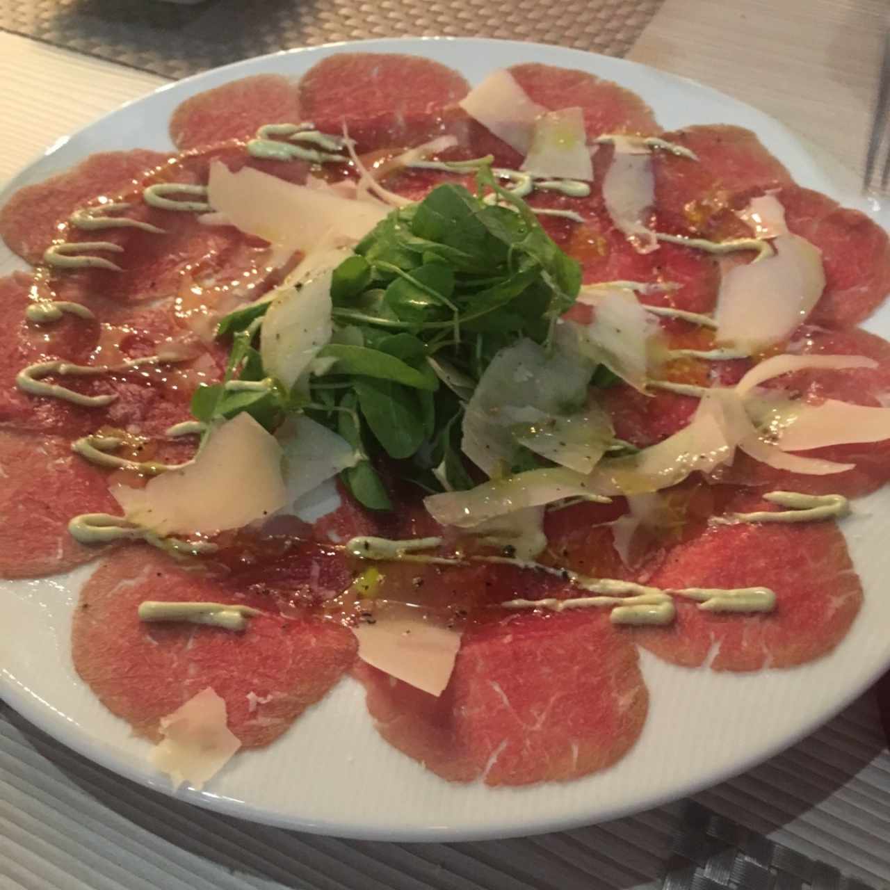 Antipasti - Carpaccio di manzo