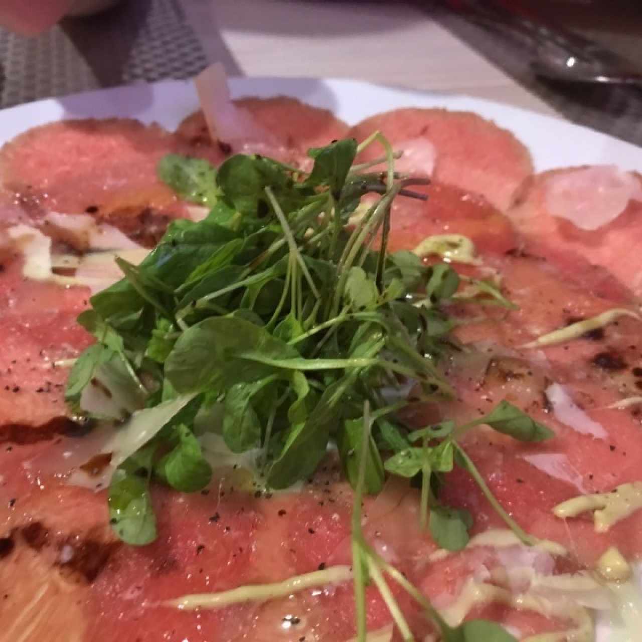 Antipasti - Carpaccio di manzo