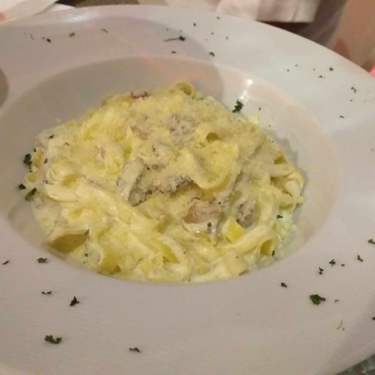 pasta a la carbonara