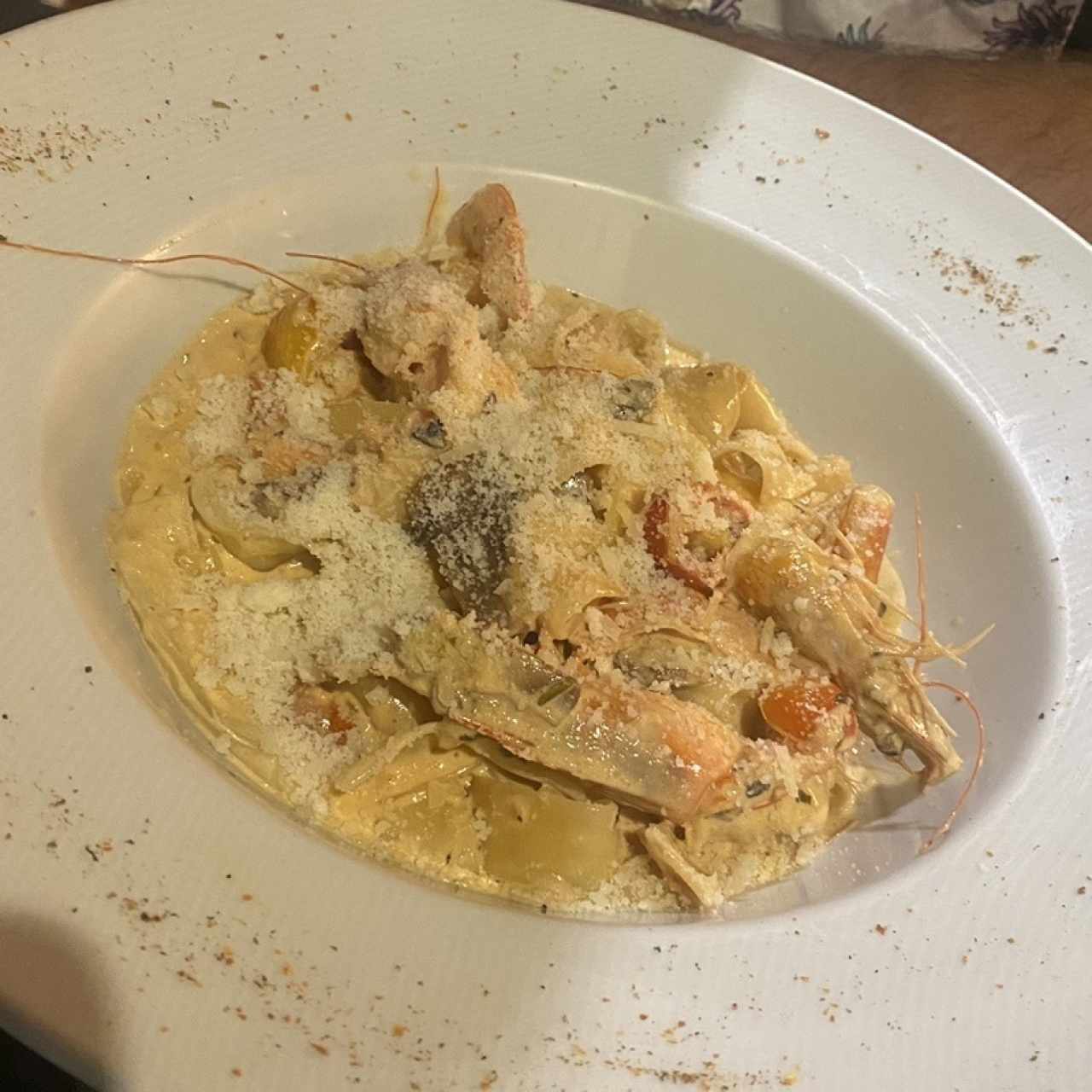 Pastas - Fetuccini con gambas