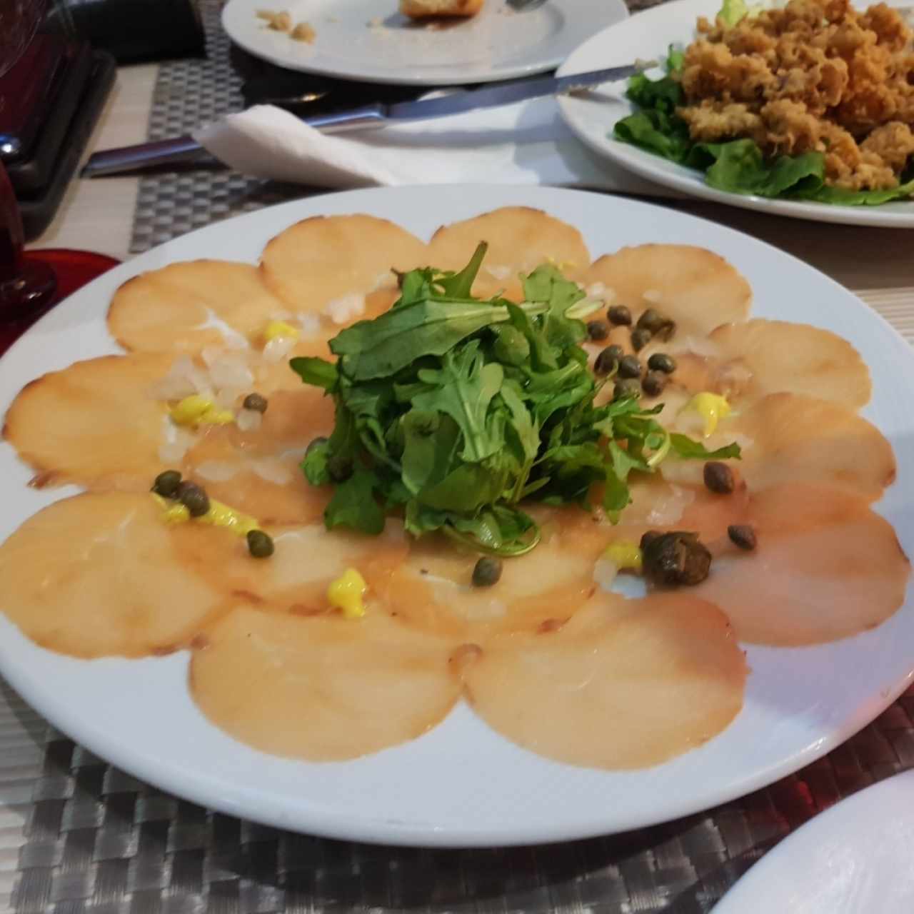 carpaccio salmon