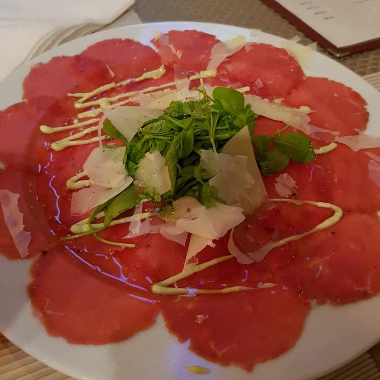 Antipasti - Carpaccio di manzo