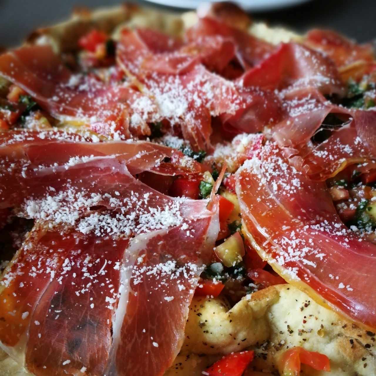 focaccia con prosciutto