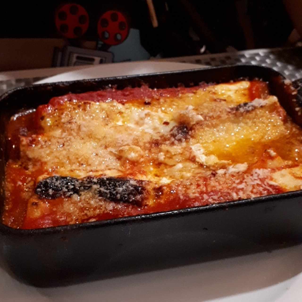 Canelones gratinados