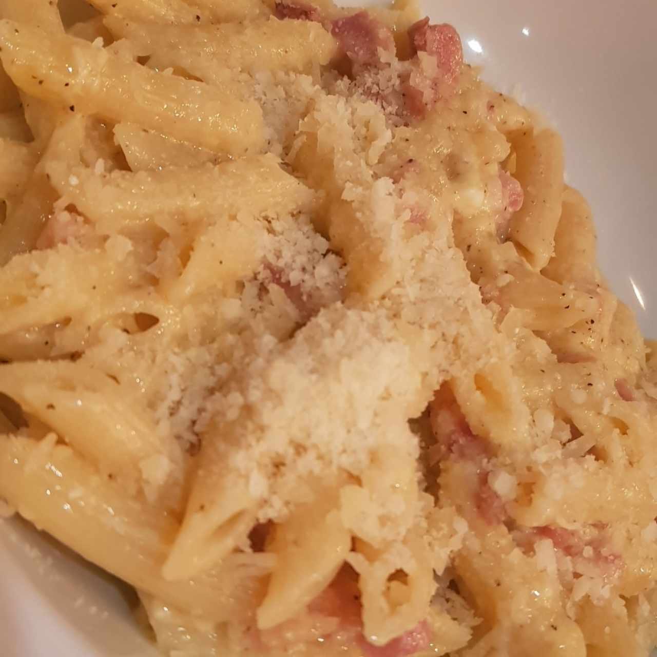 penne carbonara