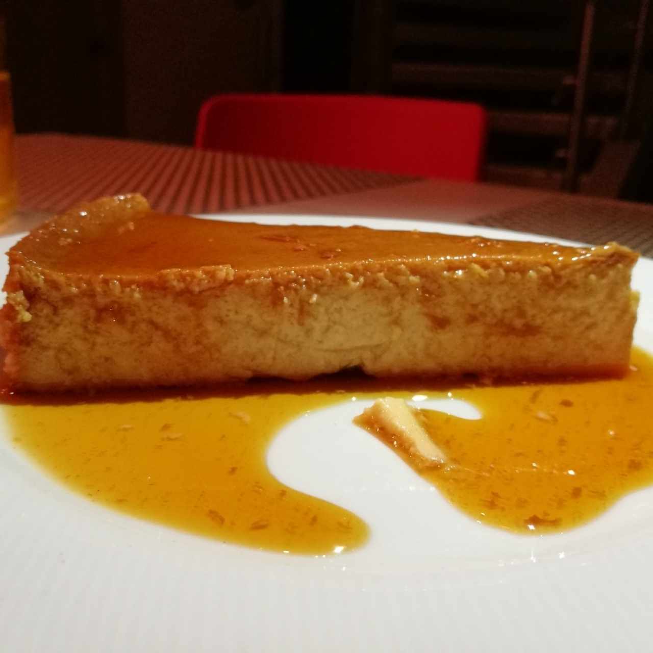 Flan de la casa