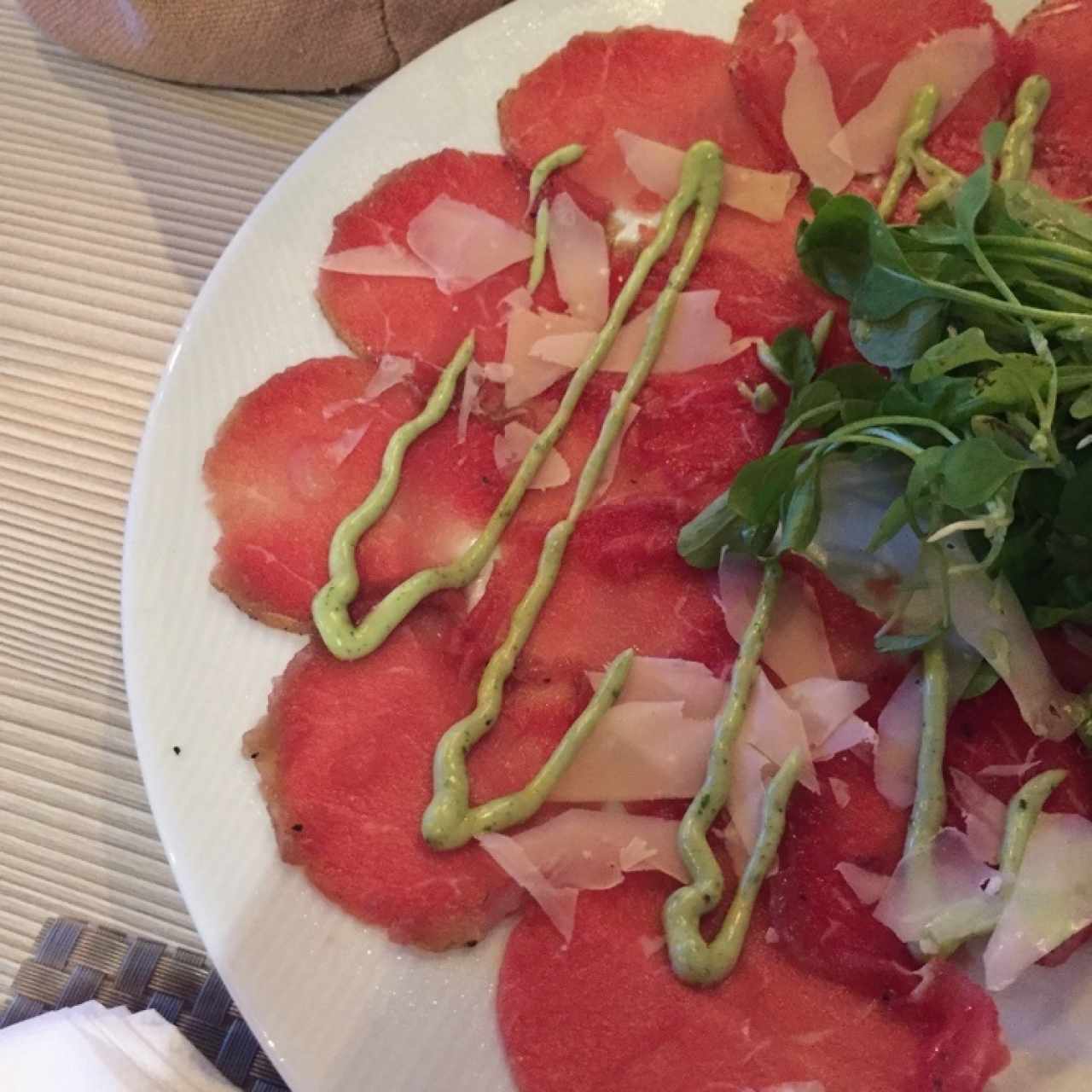 Antipasti - Carpaccio di manzo