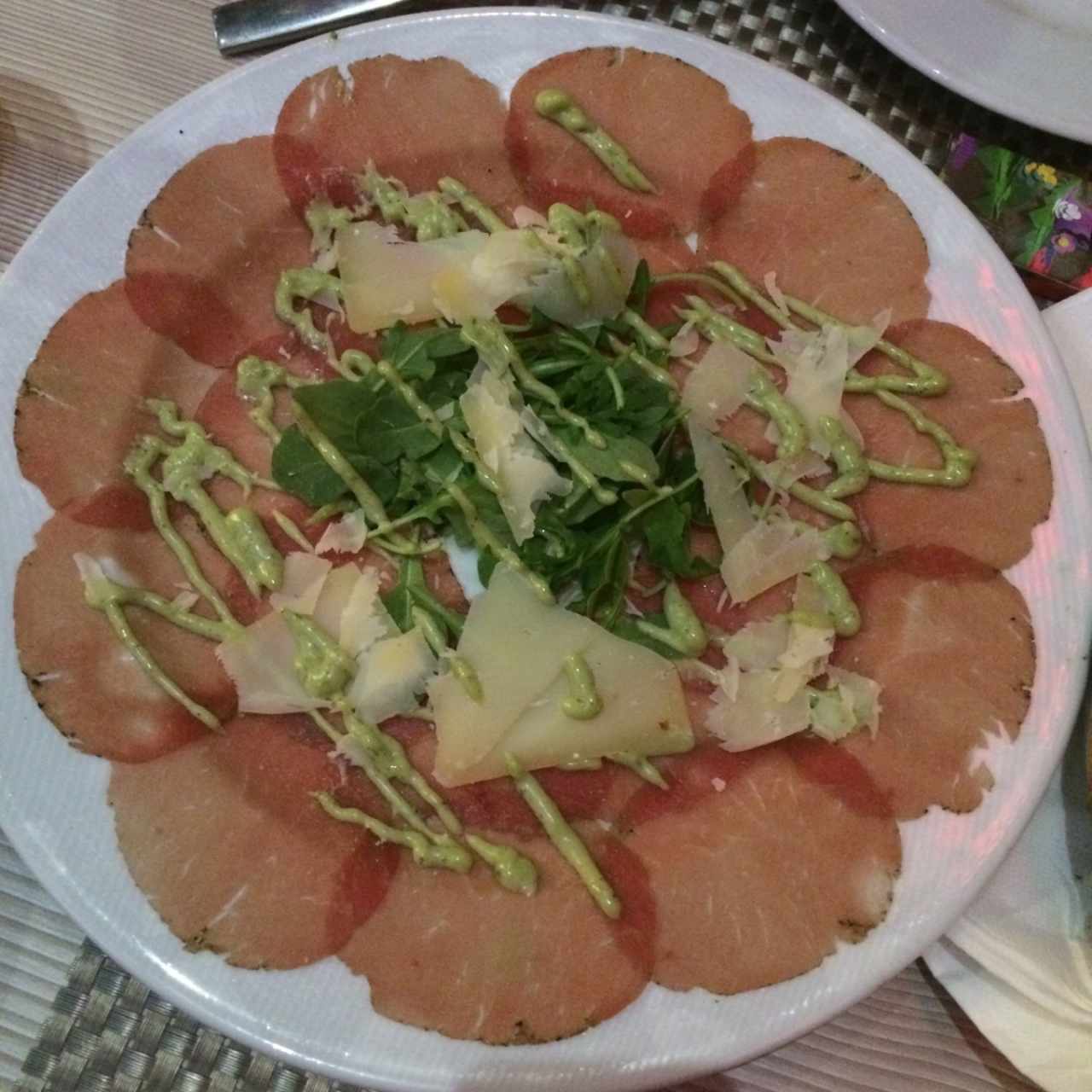 Antipasti - Carpaccio di manzo