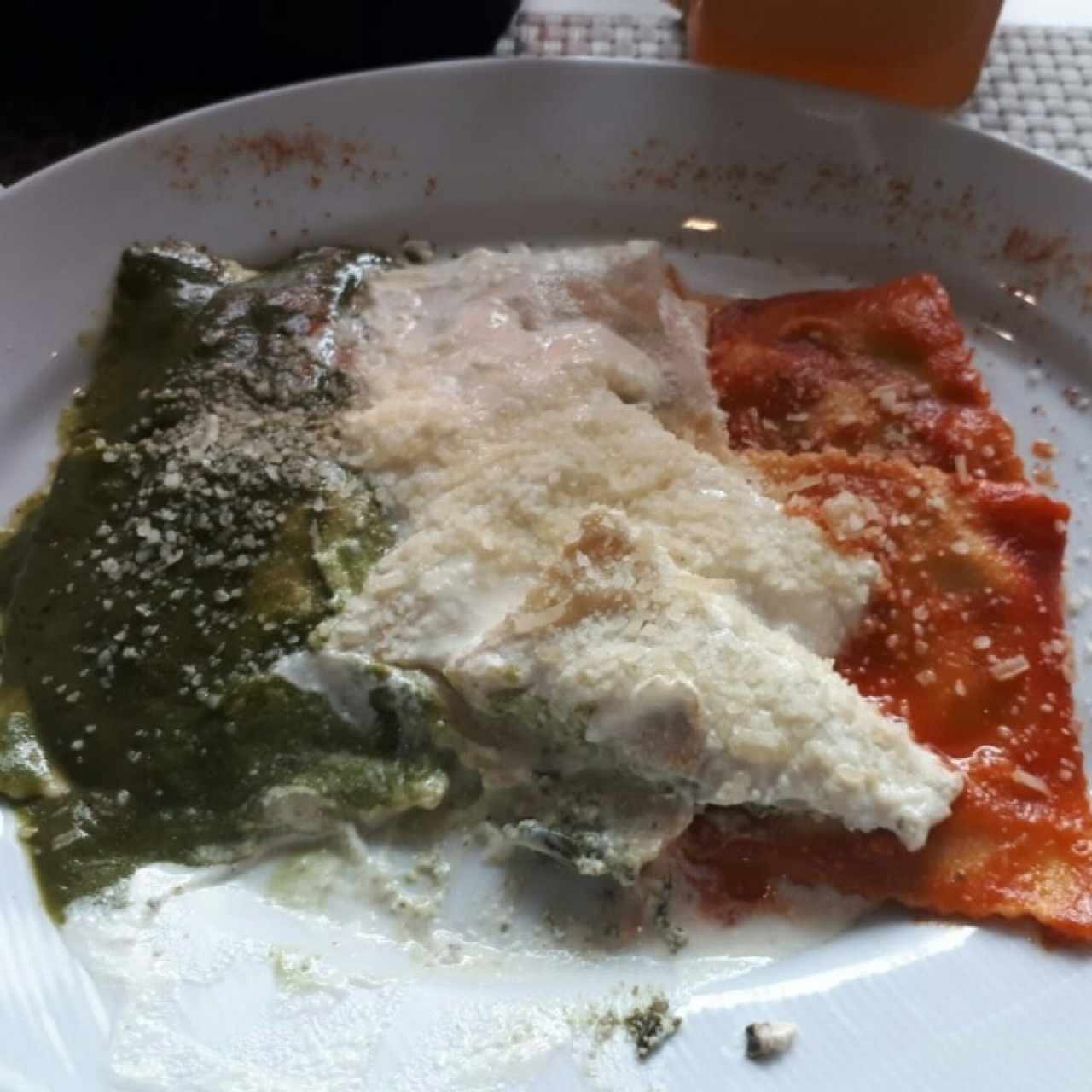 Raviolis con ricotta y espinacas