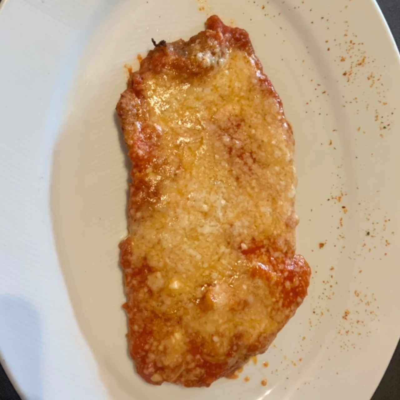 Segundo Plato - Milanesa Pollo Parmigiana