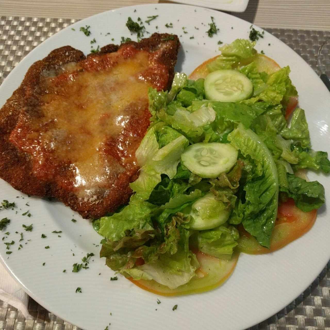 Secondi piatti - Pollo alla parmigiana